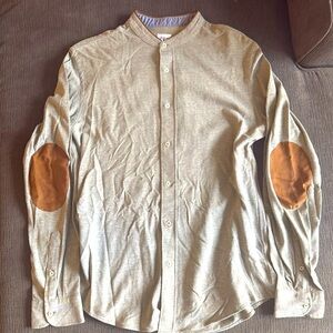 Gray Zara Button Down Mens Medium